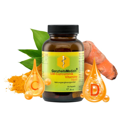 GM Curcumin & Vitamine Liquid Kapseln, vegan