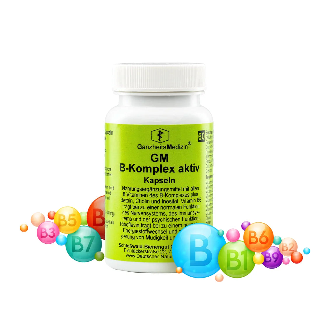 GM Vitamin B-Komplex aktiv Kapseln