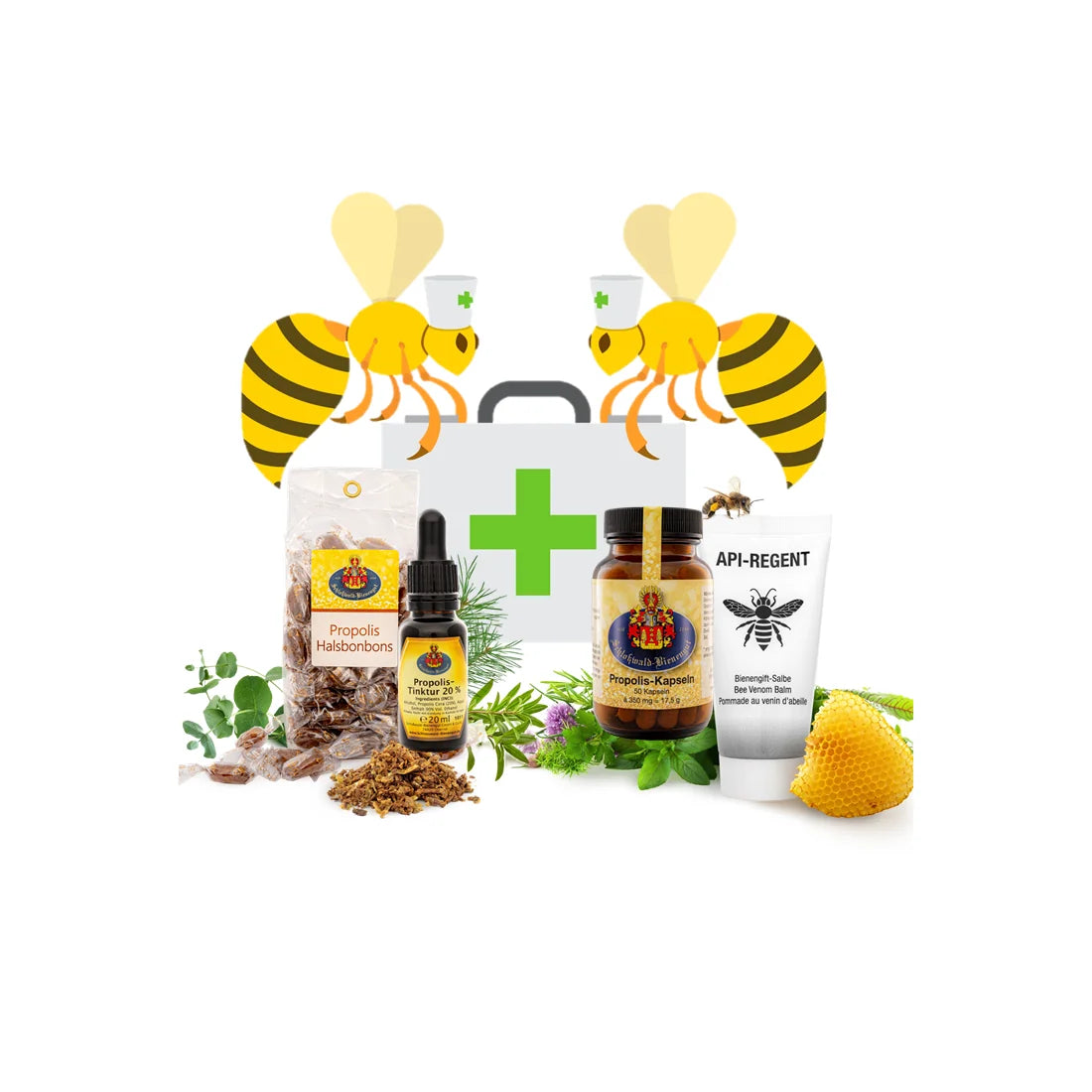 Dr. Biene "Erste-Hilfe-Set" für Abwehrkräfte, 5-teilig