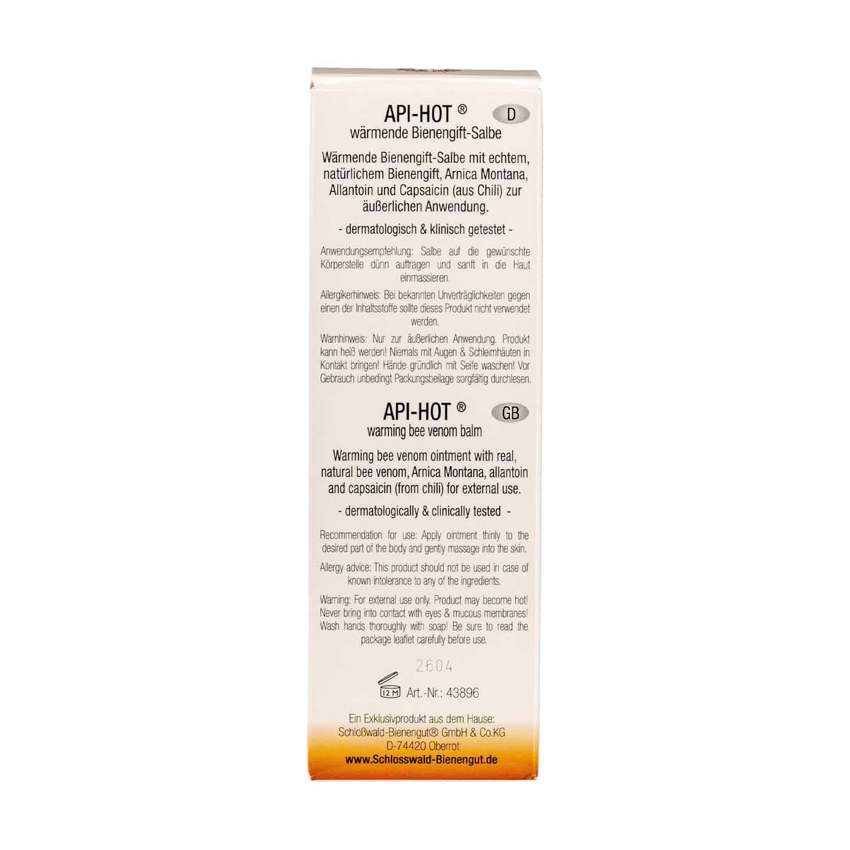 API-HOT® Bienengift-Salbe, wärmend