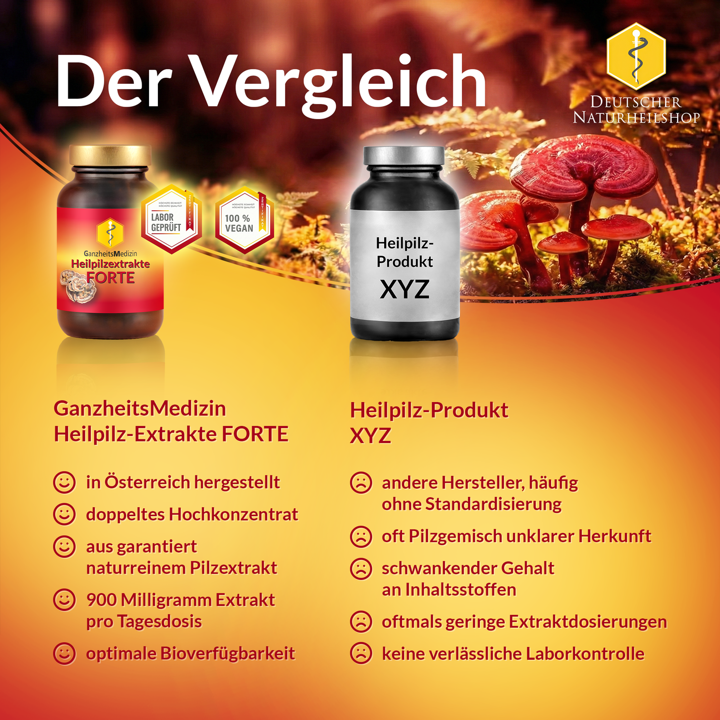 GM Reishi Pilz Extrakt FORTE