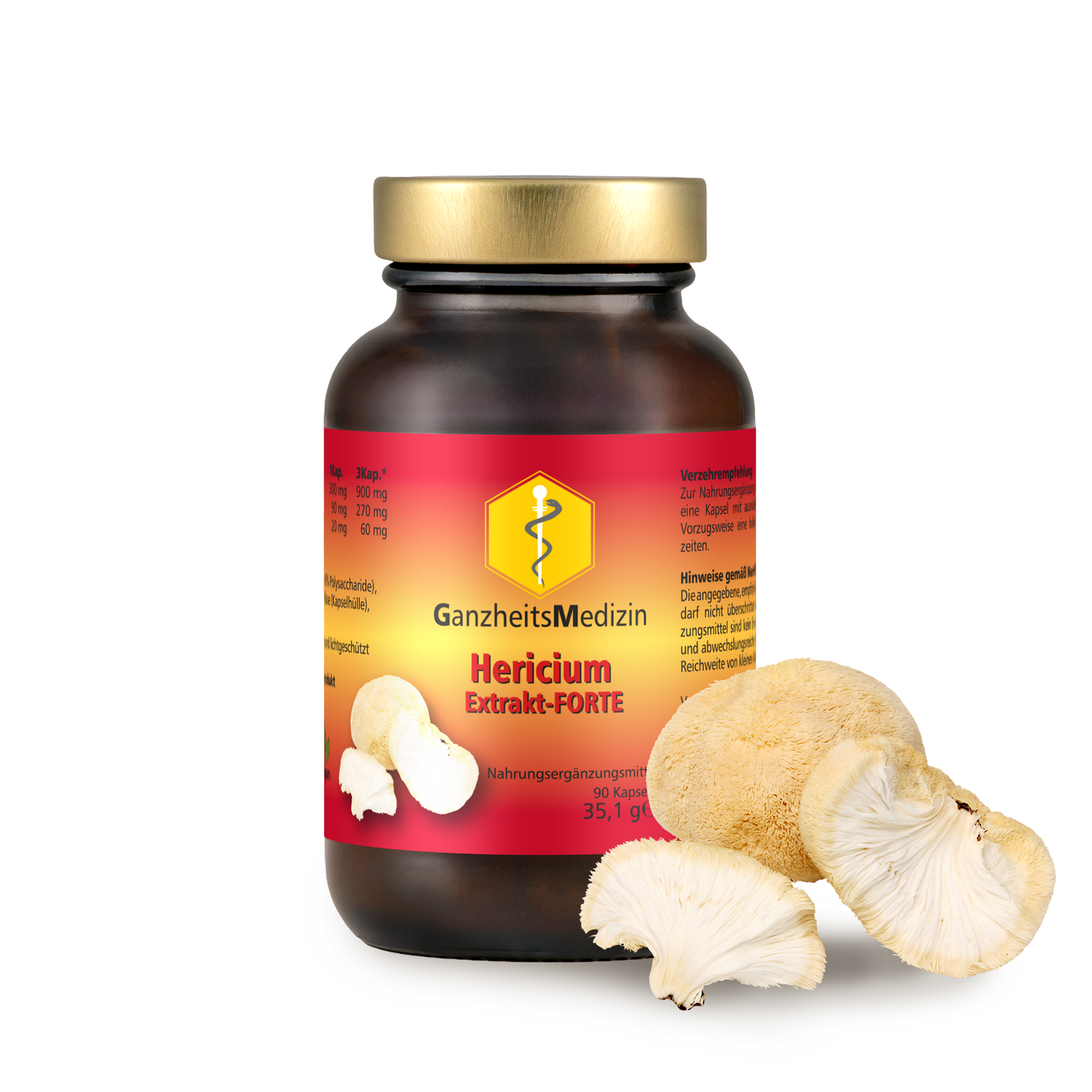 GM Hericium (Igelstachelbart) Extrakt FORTE