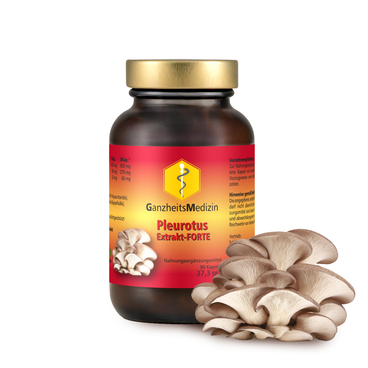GM Pleurotus Pilz (Austernpilz) Extrakt FORTE