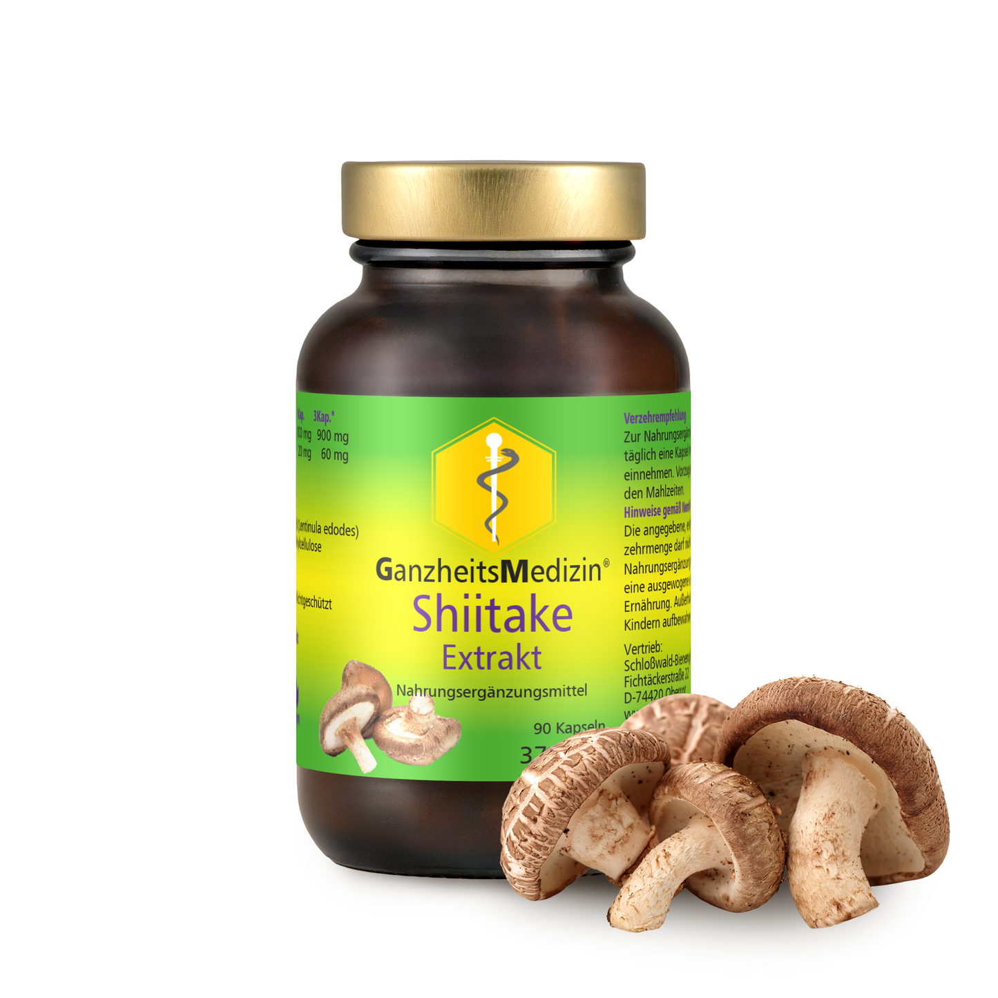 GM Shiitake Pilz Extrakt – Deutscher Naturheilshop