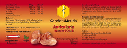 GM Auricularia Pilz Extrakt FORTE