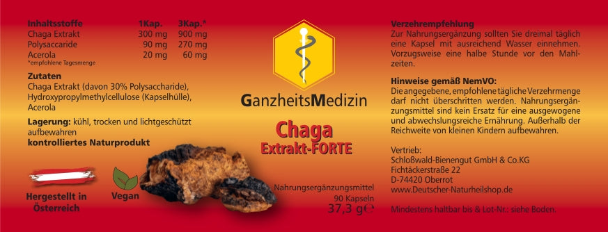 GM Chaga Pilz Extrakt FORTE