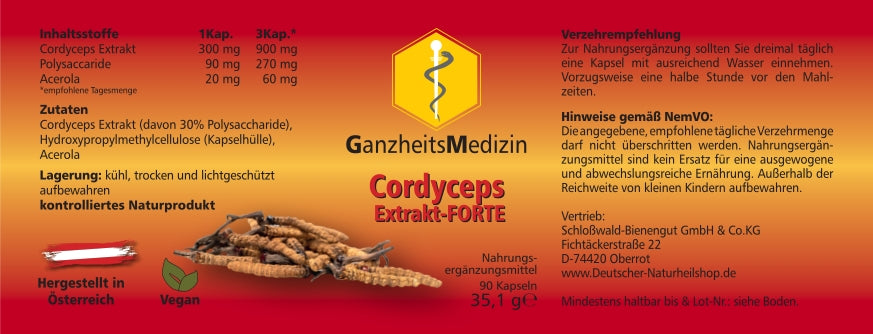 GM Cordyceps Pilz Extrakt FORTE