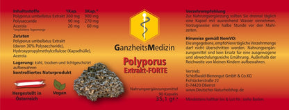 GM Polyporus (Eichhase) Pilz Extrakt FORTE
